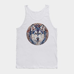 Mandala - Husky Blue Tank Top